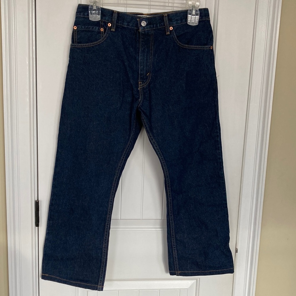 Levi's 517 Denim Dark Wash W32 New Condition!! Altered the length is 25 inseam